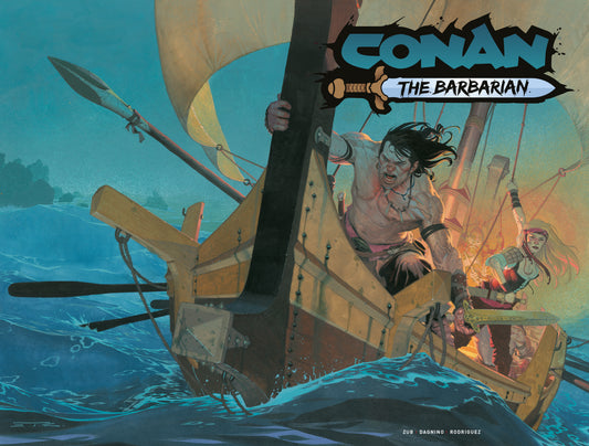CONAN THE BARBARIAN #34 CVR G ESAN RIBIC WRAPAROUND CARDSTOCK VAR (MR) (26 Aug Release)