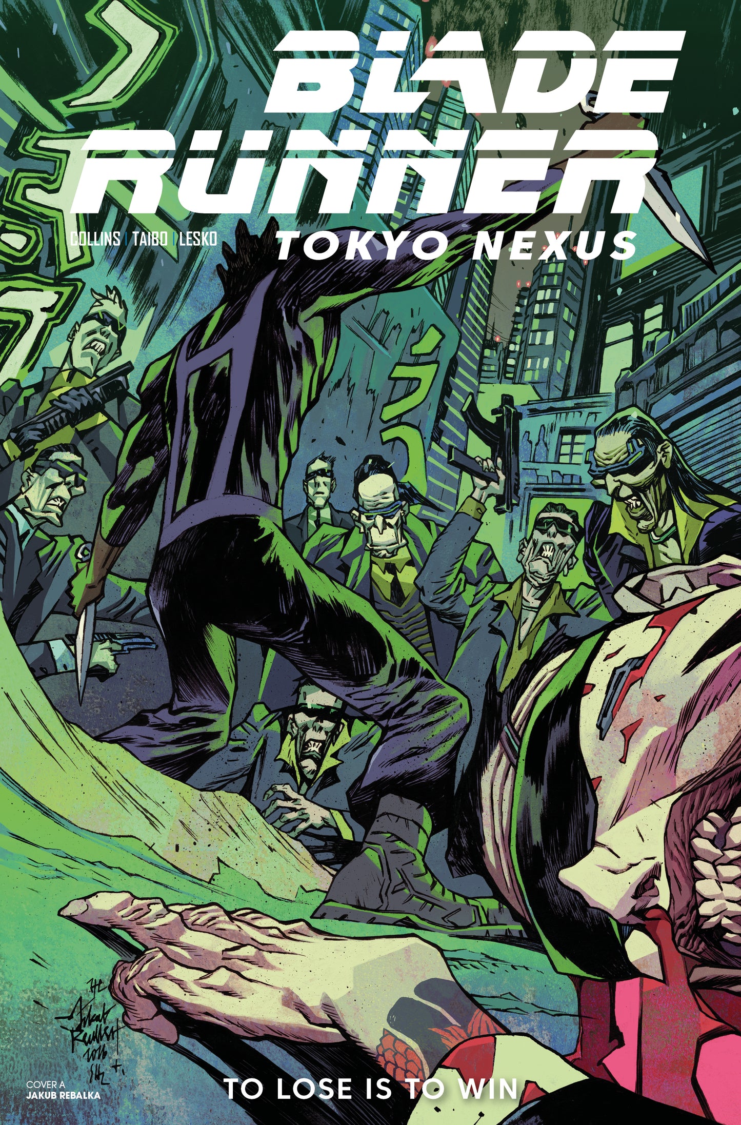 BLADE RUNNER TOKYO NEXUS TO LOSE IS TO WIN #4 (OF 4) CVR A JAKUB REBELKA (12 Aug Release)