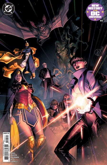 NEW HISTORY OF THE DC UNIVERSE #4 (OF 4) CVR G INC 1:25 JAMAL CAMPBELL CARD STOCK VAR