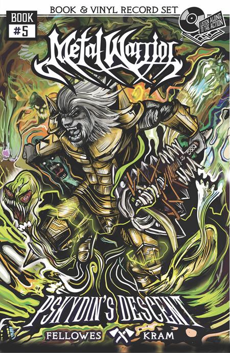 METAL WARRIOR TP #5 (OF 9) PSKYDINS DESCENT OUT OF DETENTION AND INTO DARKNESS WITH 7 IN VINYL (Backorder, Allow 4-5 Weeks)