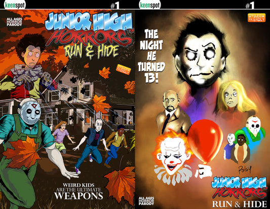 JUNIOR HIGH HORRORS RUN & HIDE #1