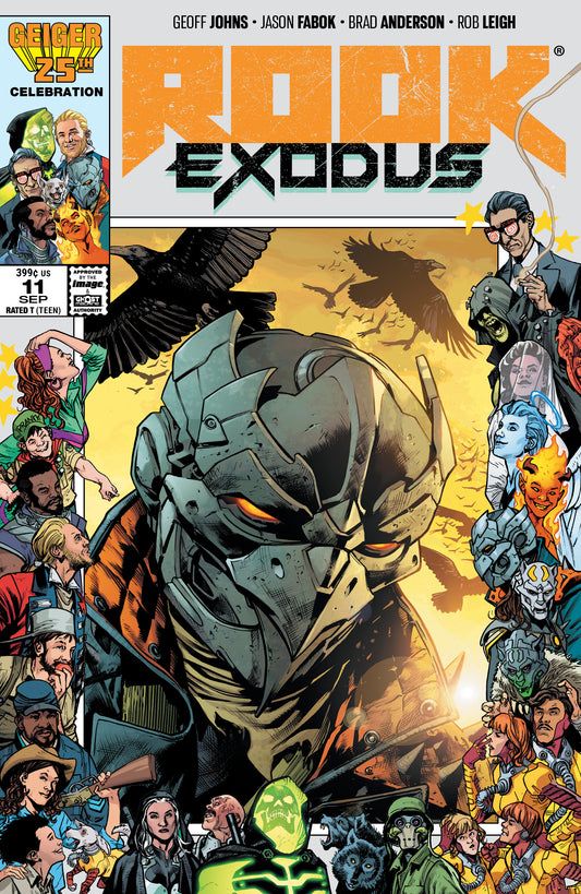 ROOK EXODUS #11 CVR D BRYAN HITCH & BRAD ANDERSON GEIGER #25 ANNIVERSARY VAR