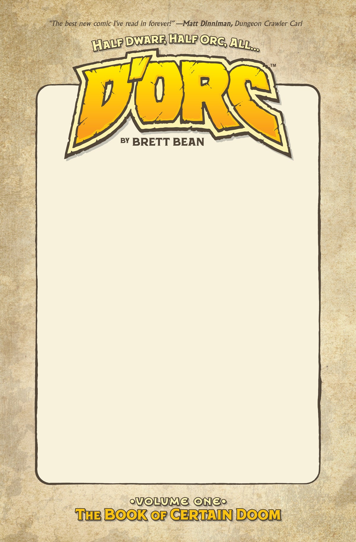 DORC TP VOL 01 2ND PTG DIRECT MARKET EXCLUSIVE BLANK SKETCH CVR