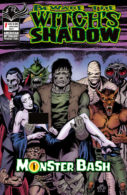 BEWARE THE WITCHS SHADOW MONSTER BASH #1 CVR D DAN PARSONS RISQUE VAR