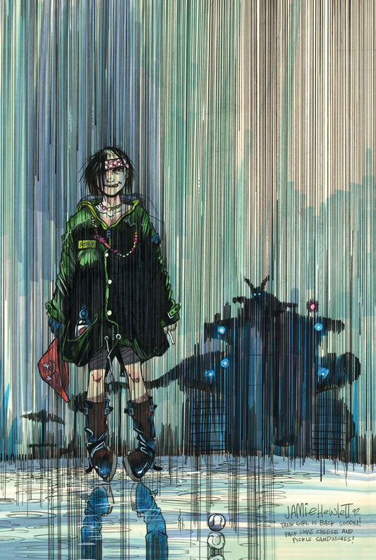 TANK GIRL BLUE HELMET SUMMER SPECIAL #1 (ONE SHOT) CVR C JAMIE HEWLETT VIRGIN CARDSTOCK VAR (MR) (09 Sep Release)