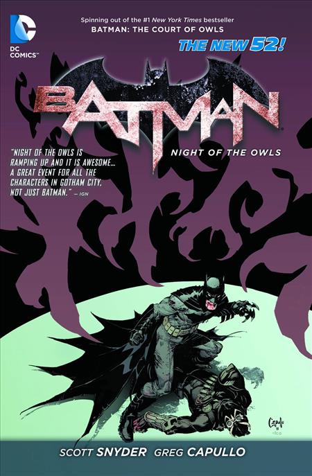 BATMAN NIGHT OF THE OWLS TP (N52) (Backorder, Allow 4-5 Weeks)