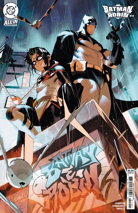 BATMAN AND ROBIN #14 CVR B SIMONE DI MEO CARD STOCK VAR - Comicbookeroo