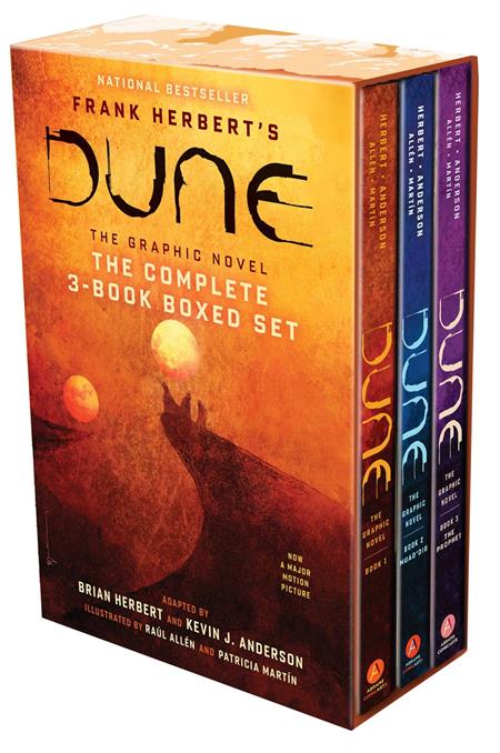 DUNE THE GRAPHIC NOVEL THE COMPLETE 3 BOOK BOXED SET HC DUNE MUAD'DIB AND THE PROPHET (Backorder, Allow 4-5 Weeks)
