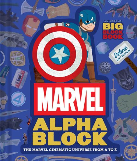 MARVEL ALPHABLOCK HC DELUXE GIFT EDITION (AN ABRAMS BIG BLOCK BOOK) (Backorder, Allow 4-5 Weeks)