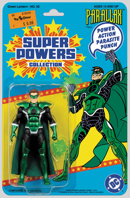 GREEN LANTERN #50 FACSIMILE EDITION CVR B JASON GEYER & ALEX SAVIUK PARALLAX SUPER POWERS CARD STOCK VAR