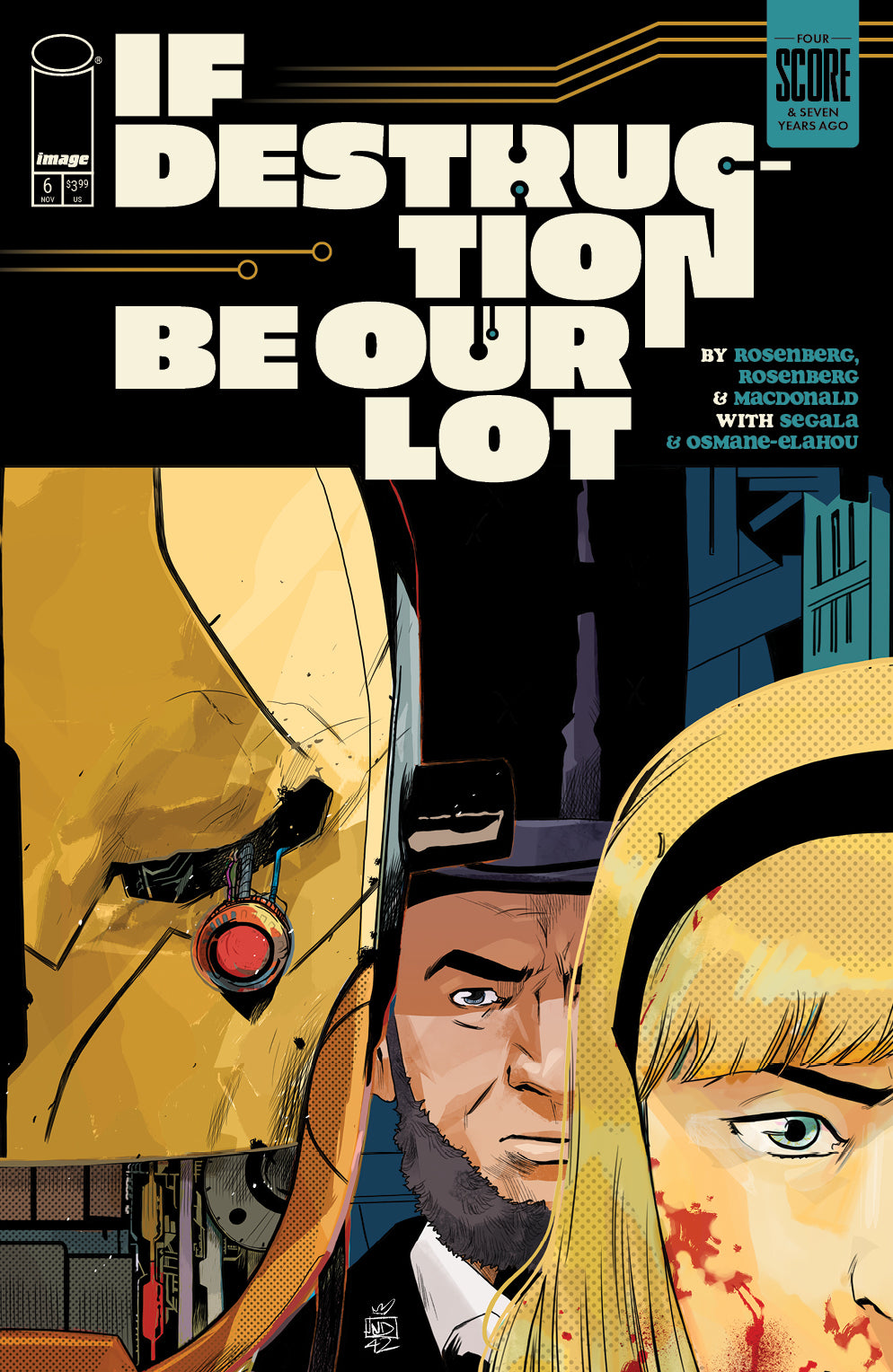 IF DESTRUCTION BE OUR LOT #6 CVR B STEFANO LANDINI ABE INVADES VAR (MR) | IMAGE COMICS | Comicbookeroo