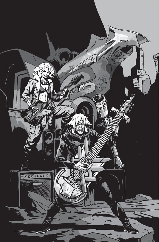 LOST FANTASY #14 CVR D EMMANUEL GERVASONI CARDSTOCK CONCERT B&W VAR