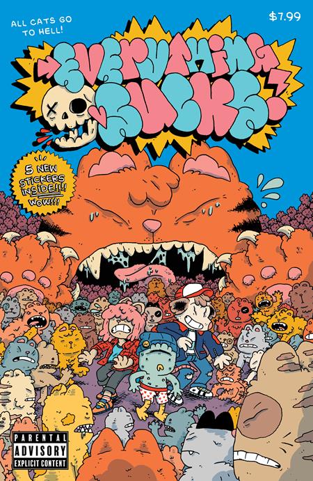 EVERYTHING SUCKS ALL CATS GO TO HELL CARDSTOCK FOIL (ONE SHOT) (Backorder, Allow 4-5 Weeks)