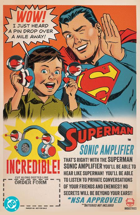 SUPERMAN #23 CVR F INC 1:25 DAVE JOHNSON CARD STOCK VAR