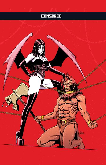 BARBARIC THE LONG DEATH #3 (OF 3) CVR E CORIN HOWELL LILITH CROSSOVER BLACK BAG VAR (15 Apr Release)