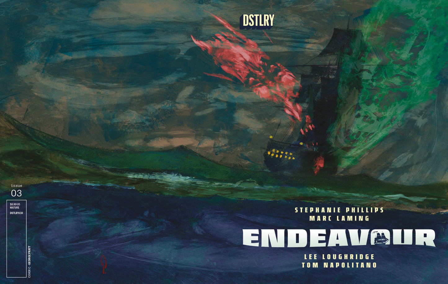 ENDEAVOUR #3 CVR C GEORGE PRATT VAR (05 Aug Release)