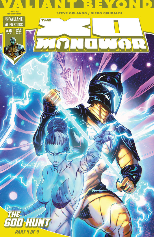 VALIANT BEYOND X-O MANOWAR #8 (OF 4)--THE GOD HUNT #4 COVER A (NOOBOVICH) (15 Apr Release)