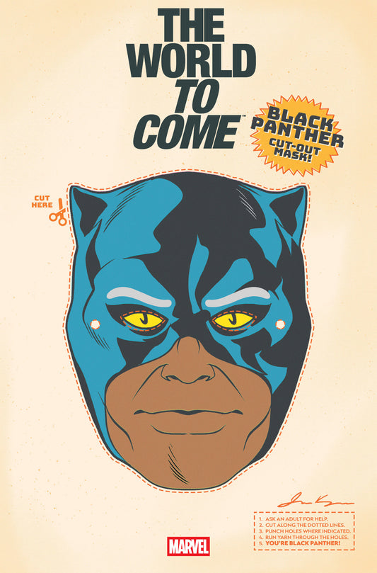 MARVEL KNIGHTS THE WORLD TO COME #4 (OF 6) RETRO HALLOWEEN MASK VAR (Backorder, Allow 4-5 Weeks)