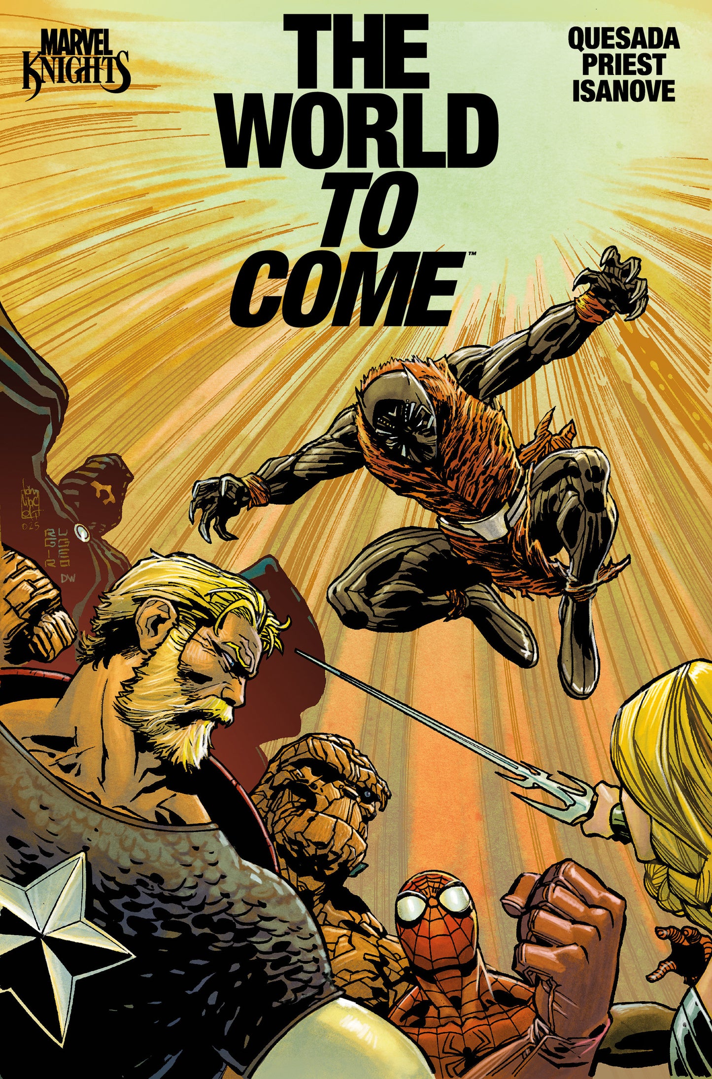 MARVEL KNIGHTS THE WORLD TO COME #5 (OF 6) GIUSEPPE CAMUNCOLI VAR (Backorder, Allow 4-5 Weeks)