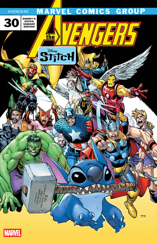 AVENGERS #30 HUMBERTO RAMOS DISNEY STITCH VAR (Backorder, Allow 4-5 Weeks)