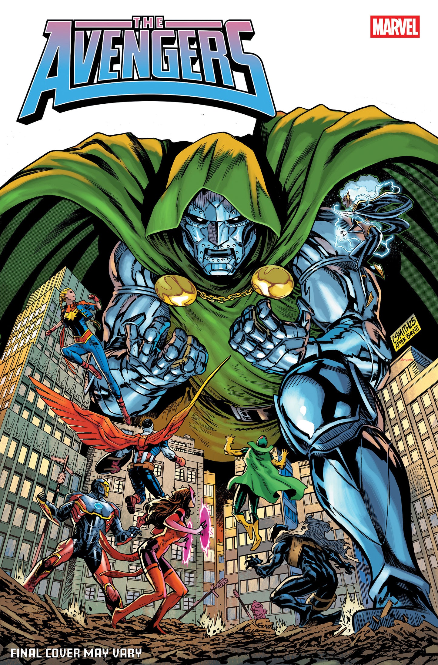 AVENGERS #36 CORY SMITH DOOM HOMAGE VAR (Backorder, Allow 4-5 Weeks)