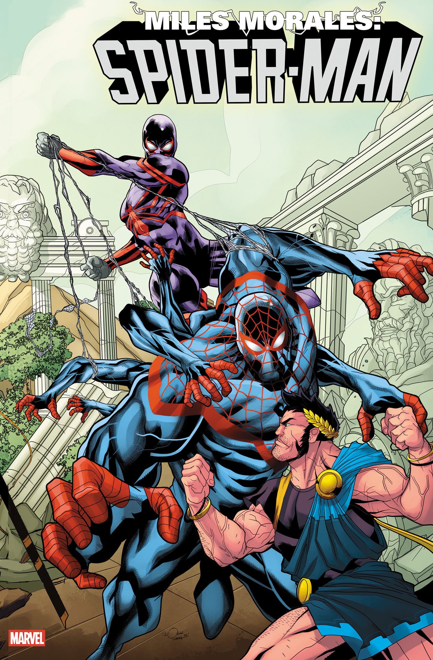 MILES MORALES SPIDER-MAN #36 LOGAN LUBERA 5-PART CONNECT VAR (Backorder, Allow 4-5 Weeks)