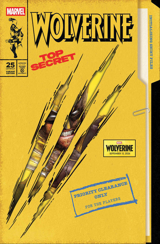 WOLVERINE #25 JOCK WOLVERINE GAME VAR (12 Aug Release)