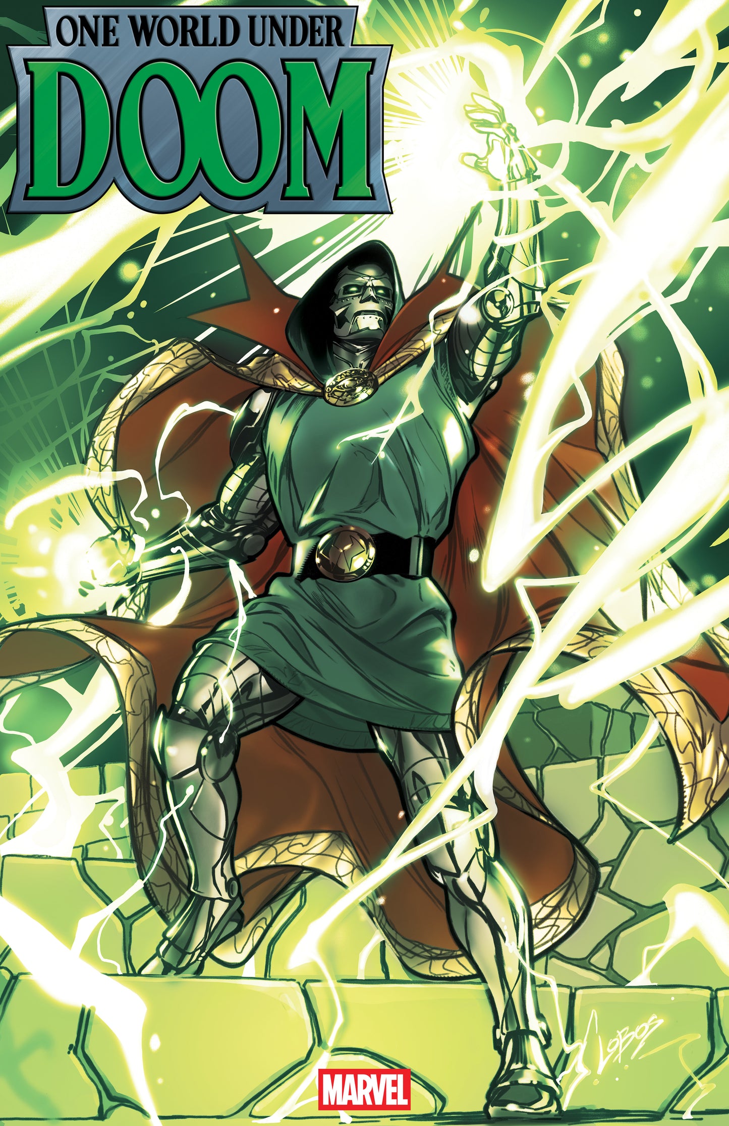 ONE WORLD UNDER DOOM #6 (OF 9) (OF 9) PABLO VILLALOBOS VAR (Backorder, Allow 4-5 Weeks)