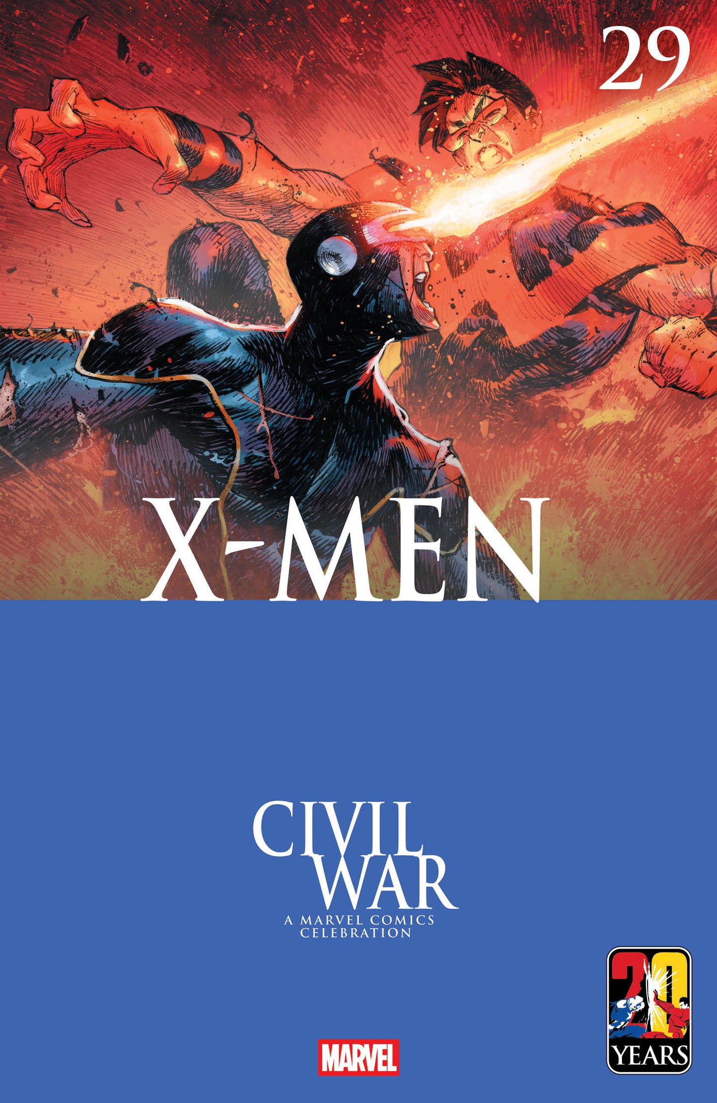 X-MEN #29 DIKE RUAN CIVIL WAR CELEBRATION VAR (Backorder, Allow 4-5 Weeks)
