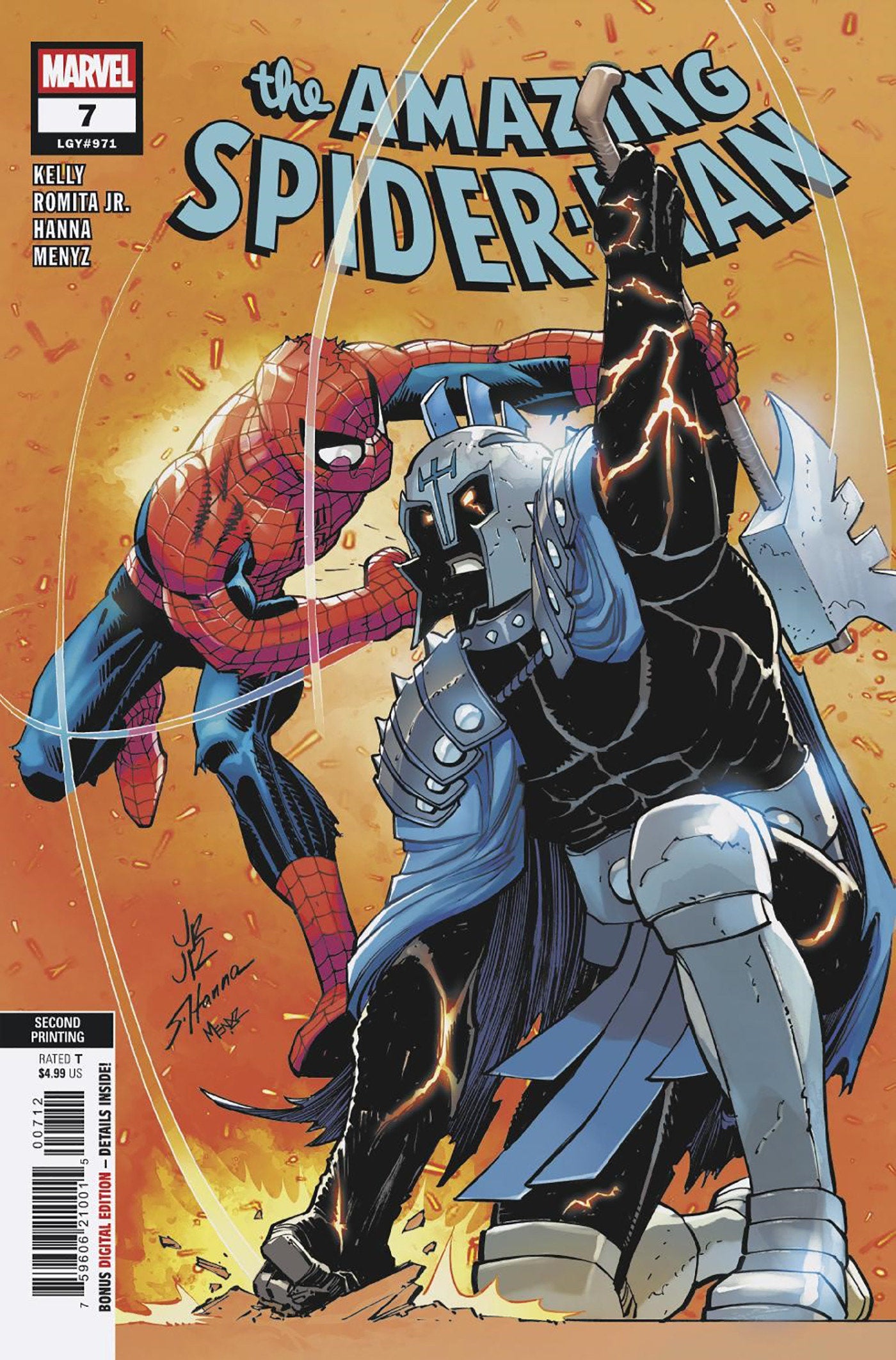 AMAZING SPIDER-MAN #7 JOHN ROMITA JR. 2ND PTG VAR (Backorder, Allow 4-5 Weeks)