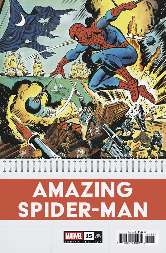 AMAZING SPIDER-MAN #15 ROSS ANDRU BICENTENNIAL CALENDAR HIDDEN GEM VAR (Backorder, Allow 4-5 Weeks)