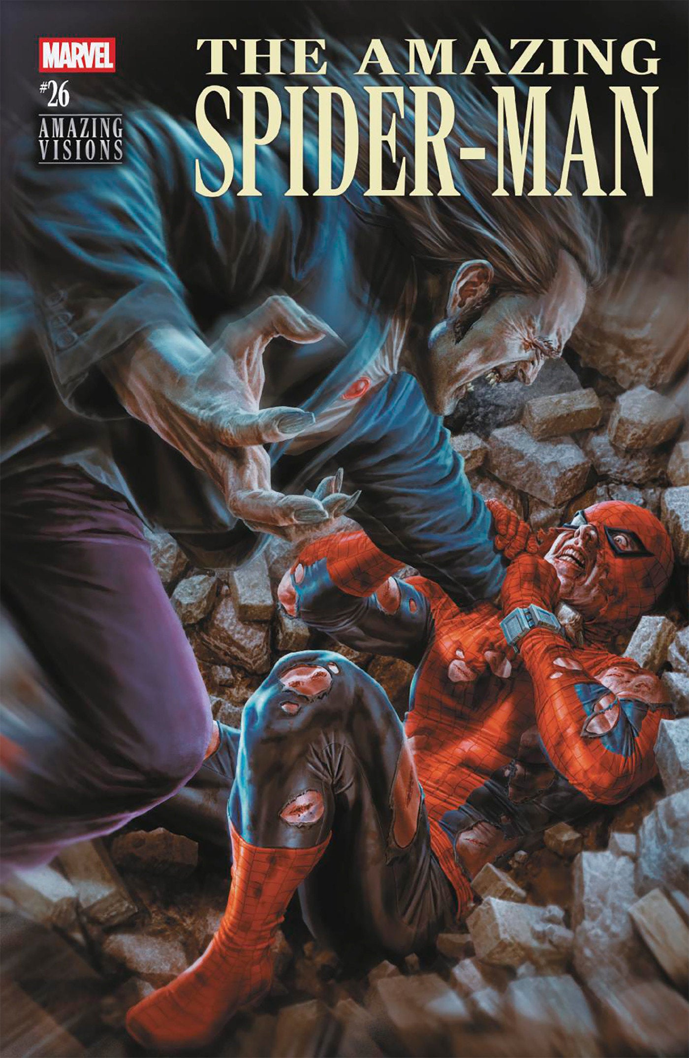 AMAZING SPIDER-MAN #26 LEE BERMEJO AMAZING VISIONS VAR [DS] (08 Apr Release)