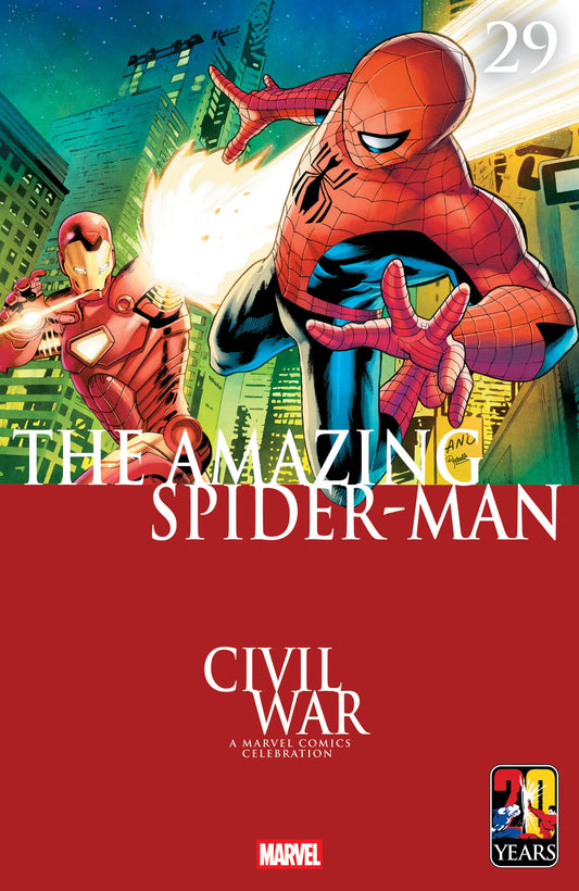 AMAZING SPIDER-MAN #29 GREG LAND CIVIL WAR CELEBRATION VAR (Backorder, Allow 4-5 Weeks)