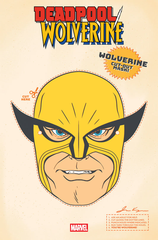 DEADPOOL WOLVERINE #9 RETRO HALLOWEEN MASK VAR (Backorder, Allow 4-5 Weeks)