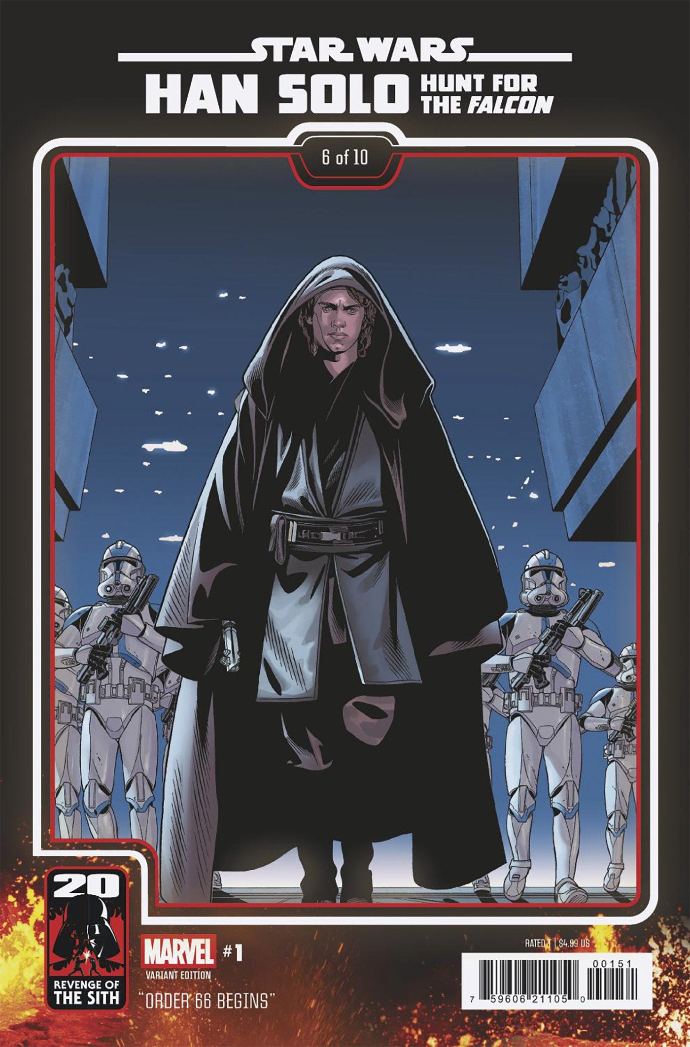 STAR WARS: HAN SOLO - HUNT FOR THE FALCON #1 CHRIS SPROUSE REVENGE OF THE SITH 20TH ANNIVERSARY VAR (Backorder, Allow 4-5 Weeks)