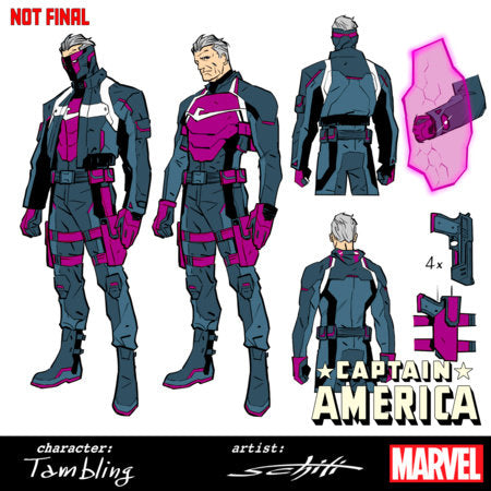 CAPTAIN AMERICA #8 INCV 1:10 VALERIO SCHITI DESIGN VAR