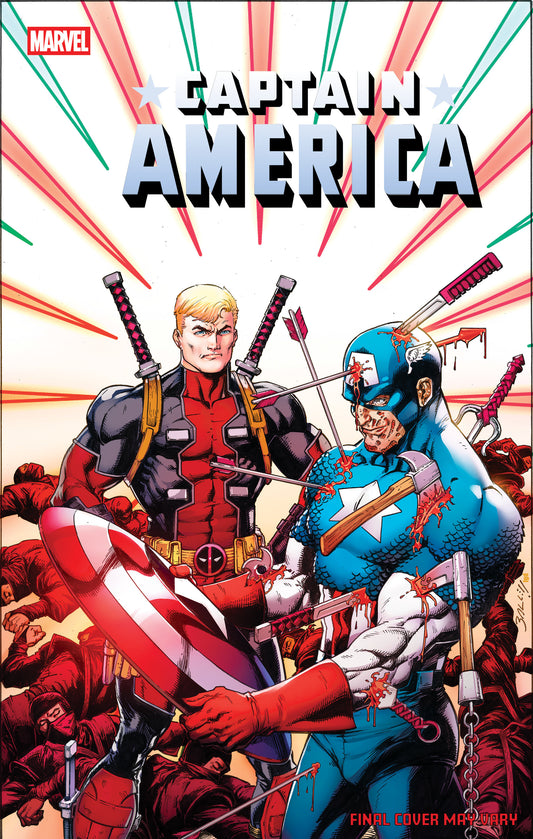 CAPTAIN AMERICA #9 MARK BAGLEY APRIL POOL'S DAY VAR (Backorder, Allow 4-5 Weeks)