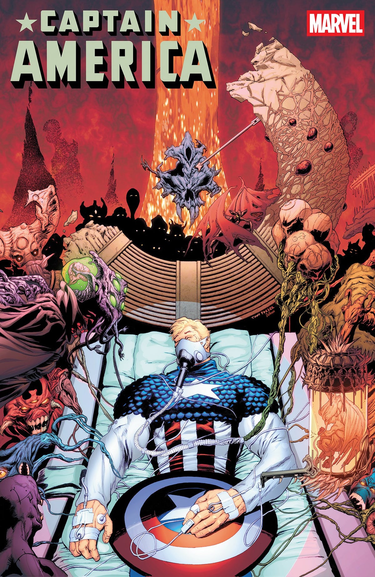 CAPTAIN AMERICA #16 TONY PARKER VAR (28 Oct Release)