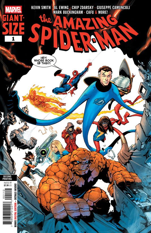 GIANT-SIZE AMAZING SPIDER-MAN #1 GREG CAPULLO 2ND PTG VAR