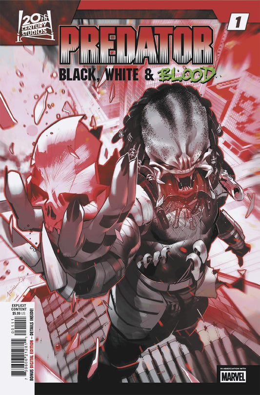PREDATOR BLACK WHITE & BLOOD #1 (OF 4) (OF 4) (Backorder, Allow 4-5 Weeks)