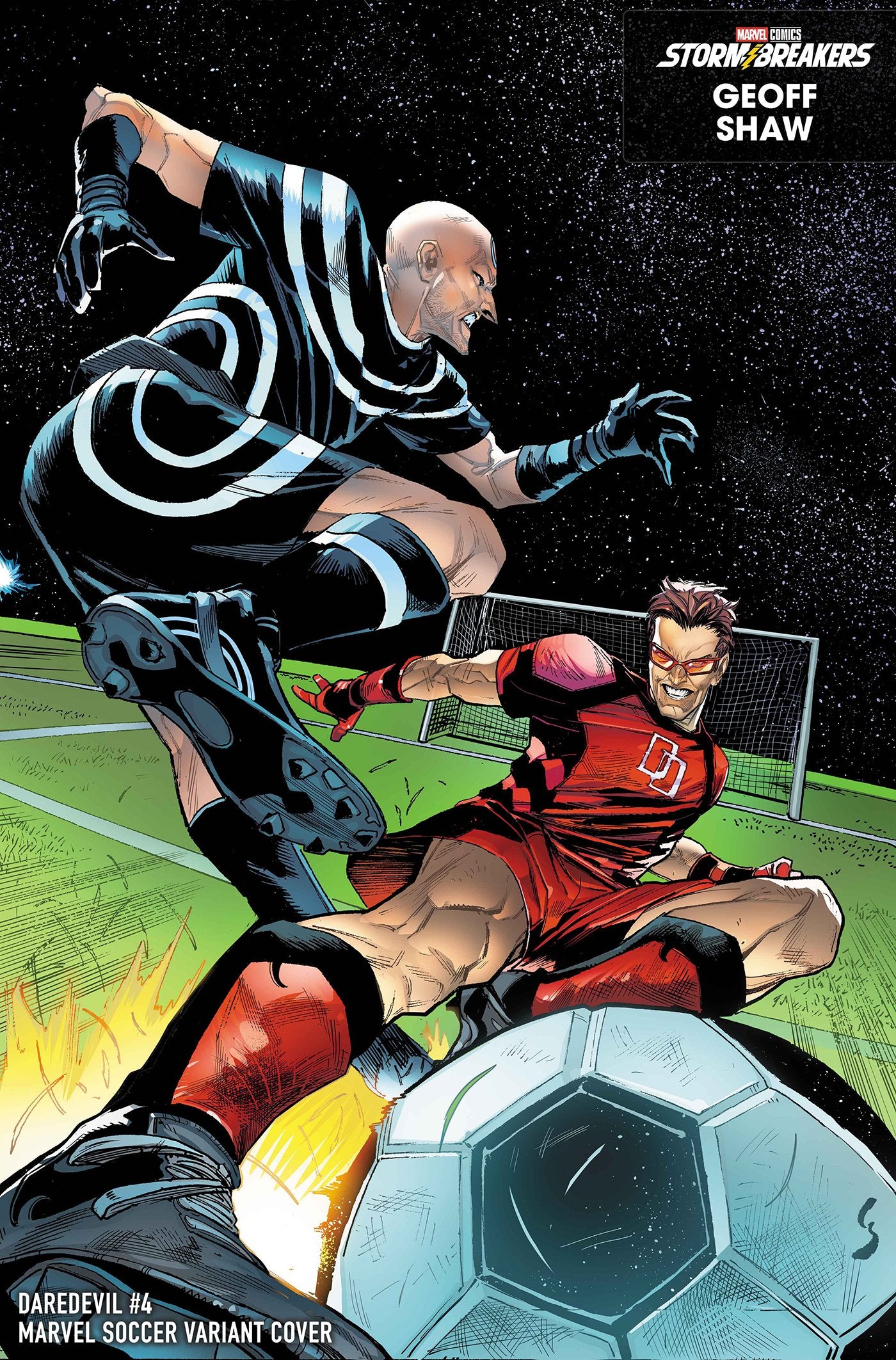 DAREDEVIL #4 GEOFF SHAW MARVEL SOCCER VAR (08 Jul Release)