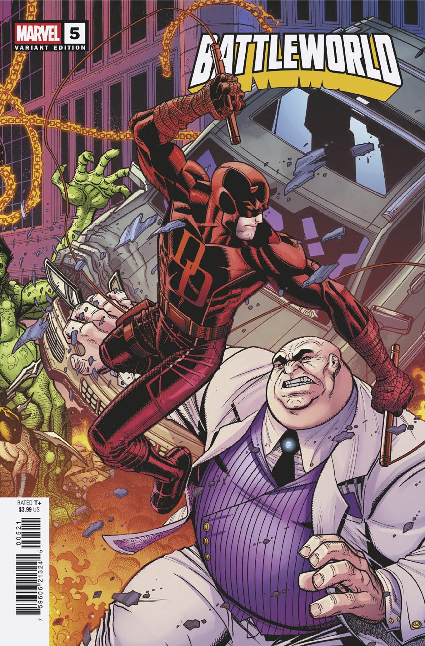 BATTLEWORLD #5 NICK BRADSHAW 5-PART CONNECTING VAR E (Backorder, Allow 4-5 Weeks)