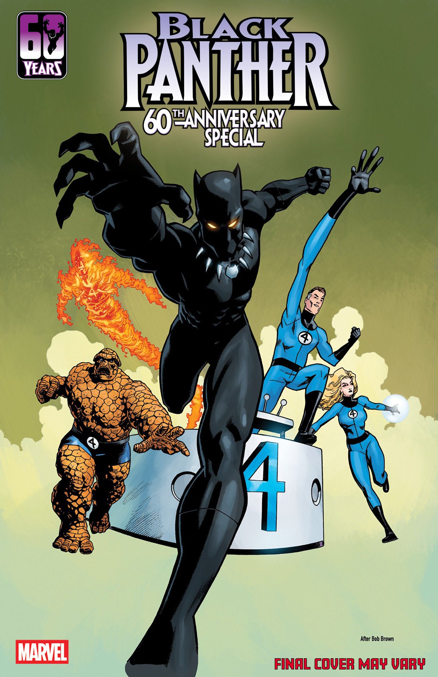 BLACK PANTHER 60TH ANNIVERSARY SPECIAL #1 MIKE HAWTHORNE 250TH HOMAGE VAR (Backorder, Allow 4-5 Weeks)