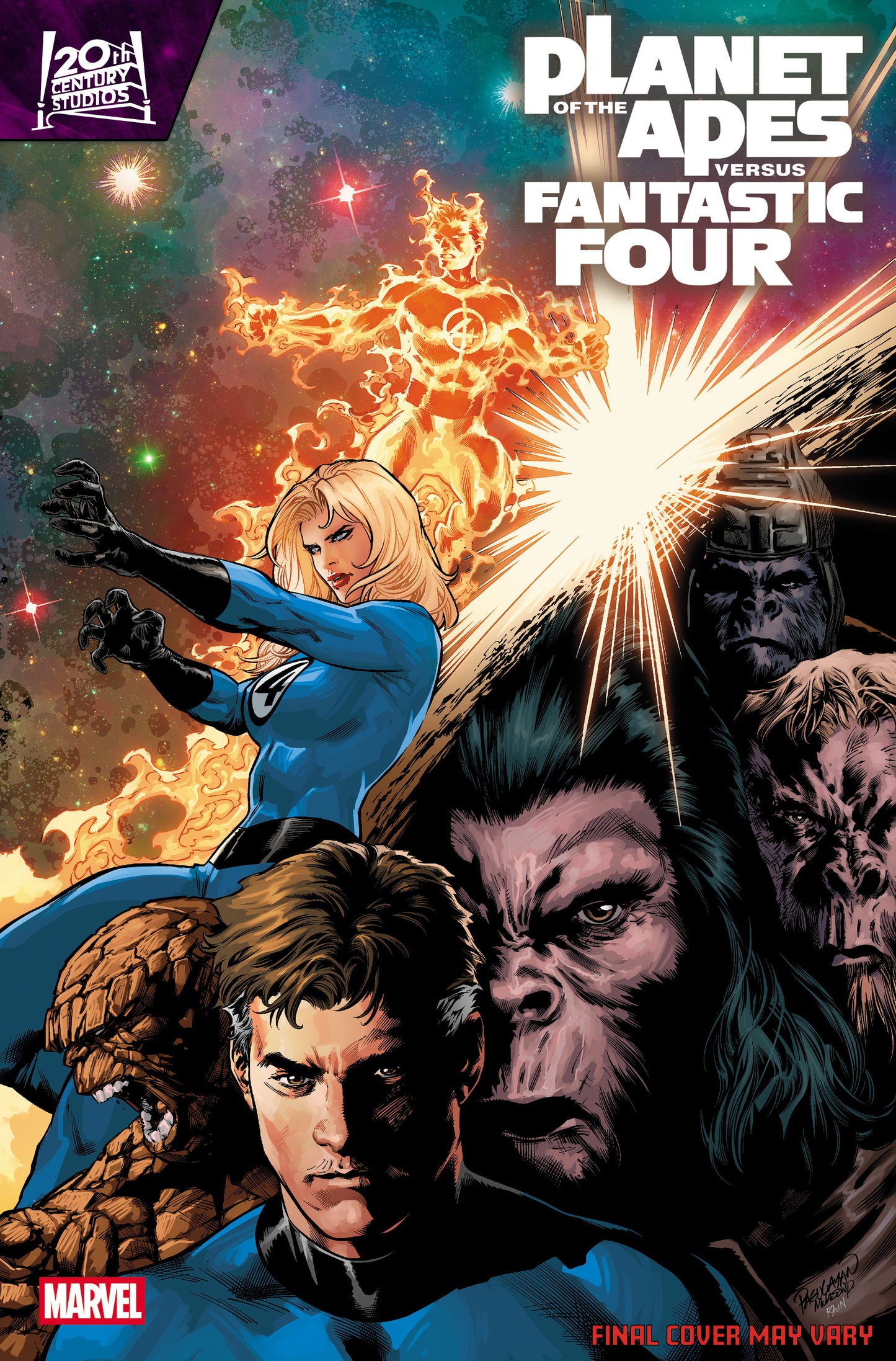 PLANET OF THE APES VS. FANTASTIC FOUR #2 CARLO PAGULAYAN VERSUS VAR (Backorder, Allow 4-5 Weeks)