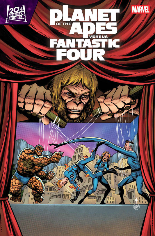 PLANET OF THE APES VS. FANTASTIC FOUR #3 MARCUS TO HOMAGE VAR (15 Apr Release)