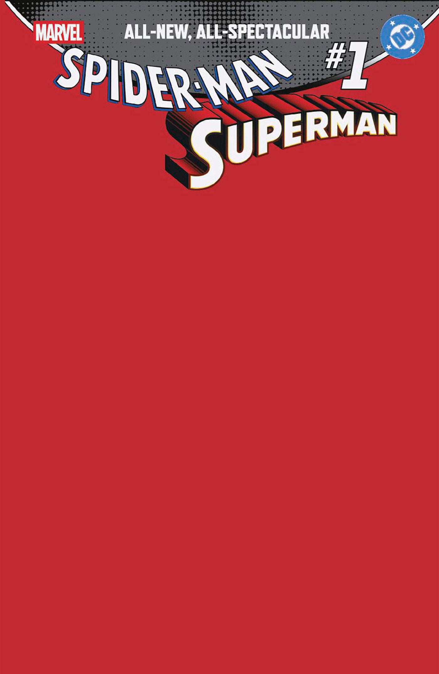 MARVEL/DC: SPIDER-MAN/SUPERMAN #1 BLANK COVER VAR (22 Apr Release)