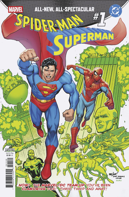 MARVEL/DC: SPIDER-MAN/SUPERMAN #1 DAVID MARQUEZ HOMAGE VAR (22 Apr Release)