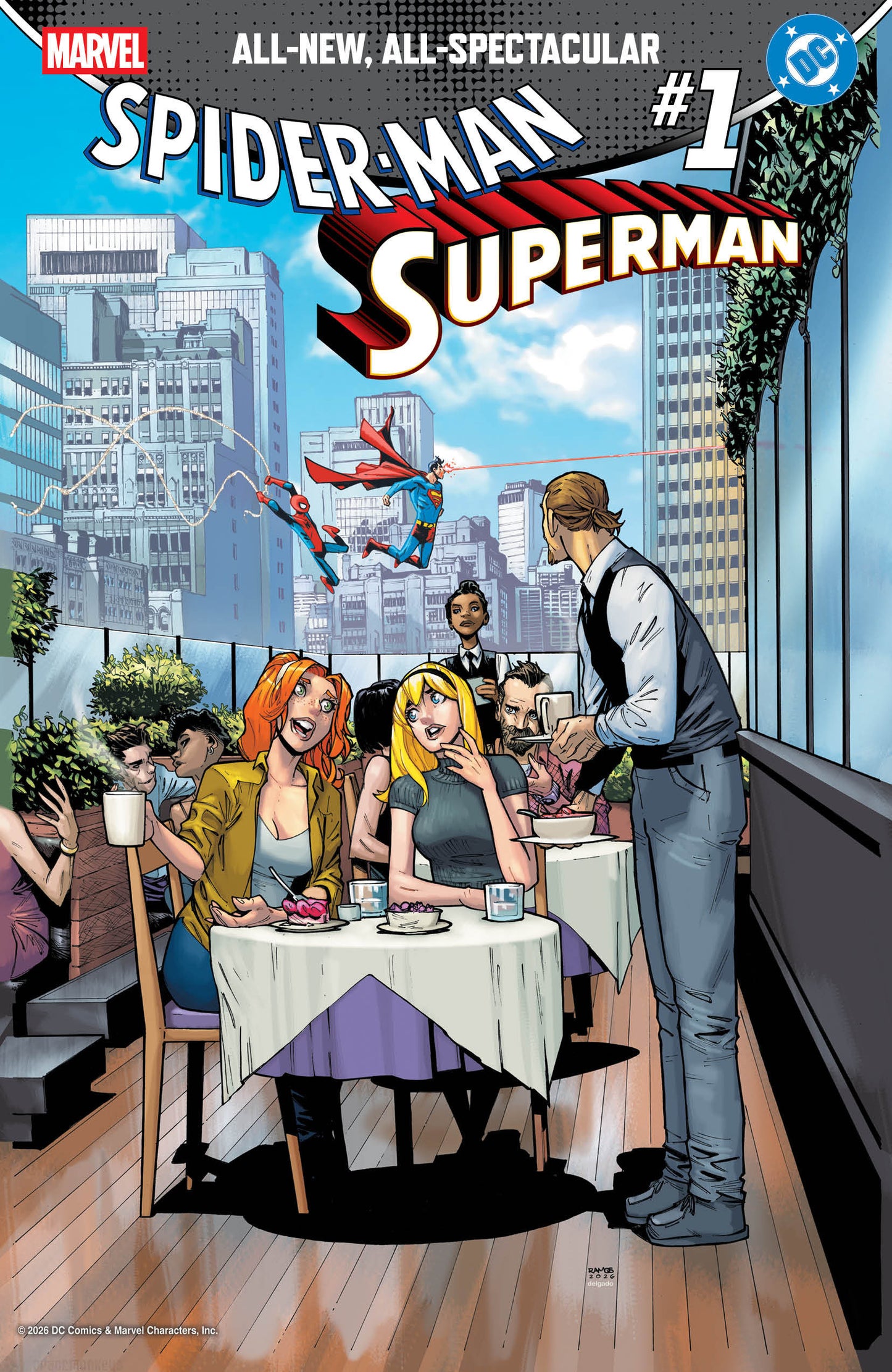 MARVEL/DC: SPIDER-MAN/SUPERMAN #1 HUMBERTO RAMOS VAR (22 Apr Release)