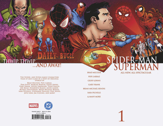 MARVEL/DC: SPIDER-MAN/SUPERMAN #1 INCV 1:25 GIUSEPPE CAMUNCOLI HOMAGE VAR (22 Apr Release)