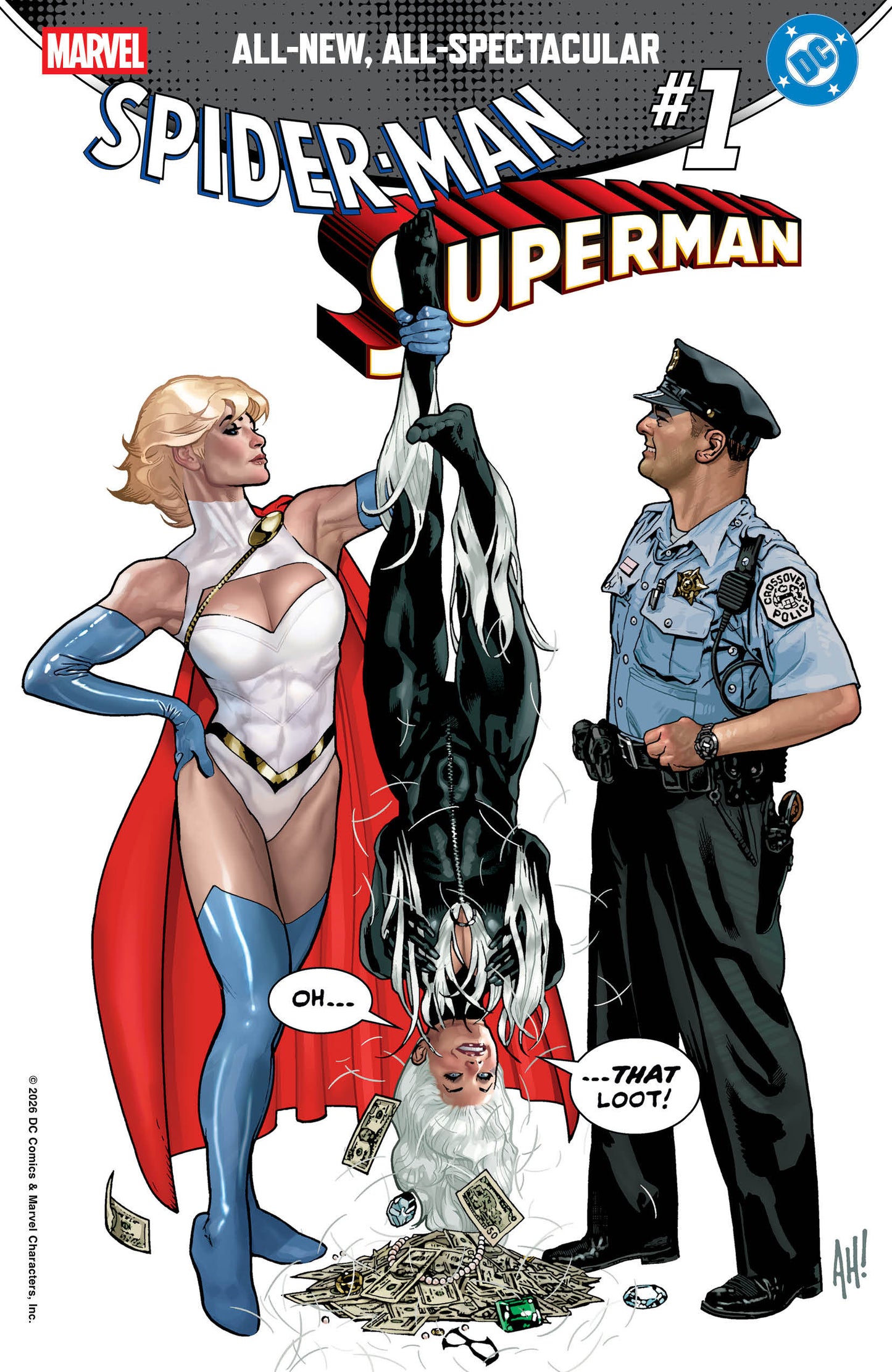 MARVEL/DC: SPIDER-MAN/SUPERMAN #1 ADAM HUGHES VAR (22 Apr Release)